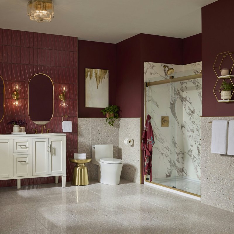Tile floor installation from PKS Interiors & Flooring in Los Altos, CA